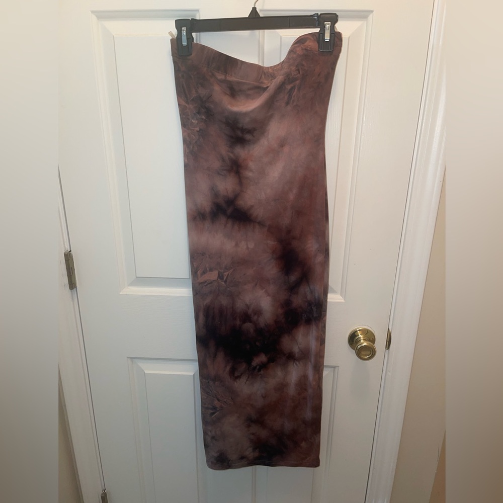 Strapless dress